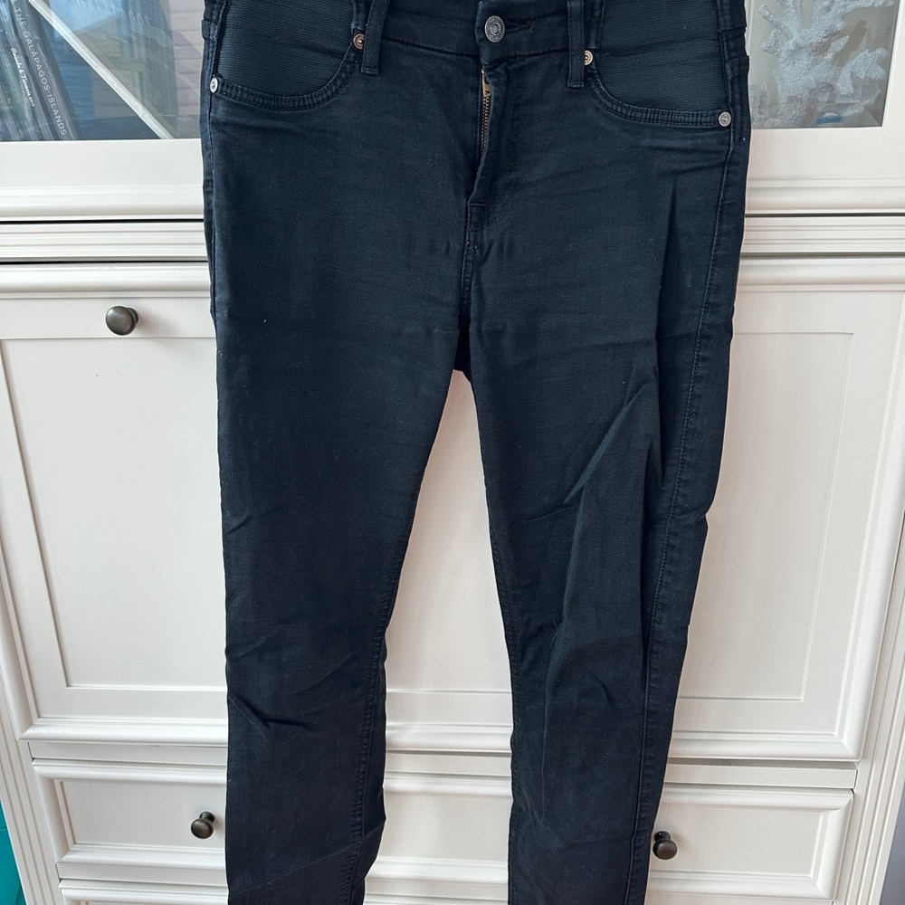 7 For All Mankind Dark Blue Skinny Maternity Jeans